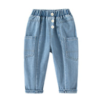 Load image into Gallery viewer, Baby Kid Unisex Solid Color Pants Jeans Wholesale 221209234
