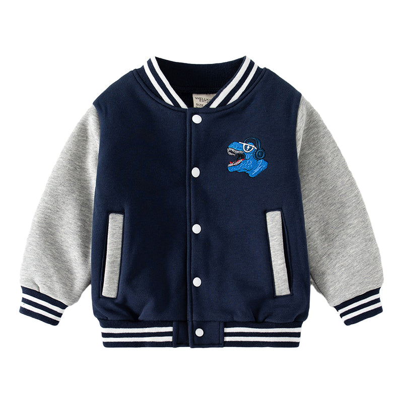 Baby Kid Boys Dinosaur Embroidered Jackets Outwears Wholesale 221209235