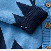 Load image into Gallery viewer, Baby Kid Unisex Color-blocking Cartoon Crochet Cardigan Wholesale 221209286
