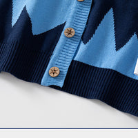 Load image into Gallery viewer, Baby Kid Unisex Color-blocking Cartoon Crochet Cardigan Wholesale 221209286
