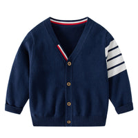 Load image into Gallery viewer, Baby Kid Boys Striped Cardigan Wholesale 221209287
