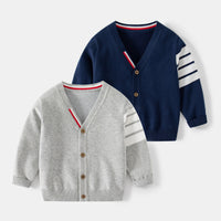 Load image into Gallery viewer, Baby Kid Boys Striped Cardigan Wholesale 221209287
