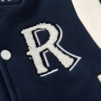 Load image into Gallery viewer, Baby Kid Boys Striped Letters Color-blocking Jackets Outwears Wholesale 221209328
