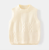 Load image into Gallery viewer, Baby Kid Unisex Solid Color Crochet Vests Waistcoats Wholesale 221209331
