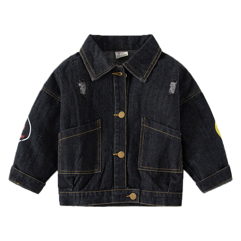 Baby Kid Boys Ripped Jackets Outwears Wholesale 221209352