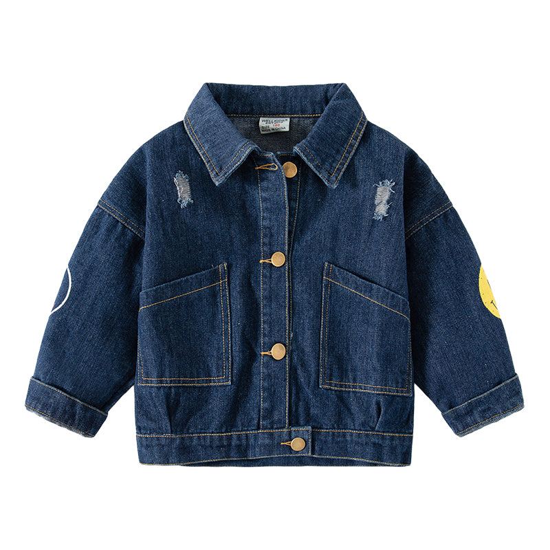 Baby Kid Boys Ripped Jackets Outwears Wholesale 221209352
