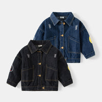 Load image into Gallery viewer, Baby Kid Boys Ripped Jackets Outwears Wholesale 221209352
