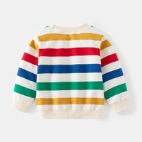 Load image into Gallery viewer, Baby Kid Boys Striped Color-blocking Hoodies Swearshirts Wholesale 221209353
