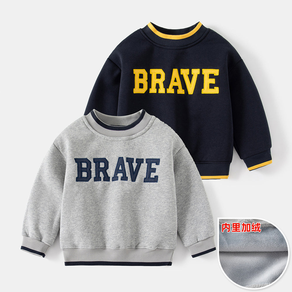 Baby Kid Boys Letters Embroidered Hoodies Swearshirts Wholesale 221209360