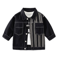Load image into Gallery viewer, Baby Kid Boys Striped Jackets Outwears Wholesale 221209387
