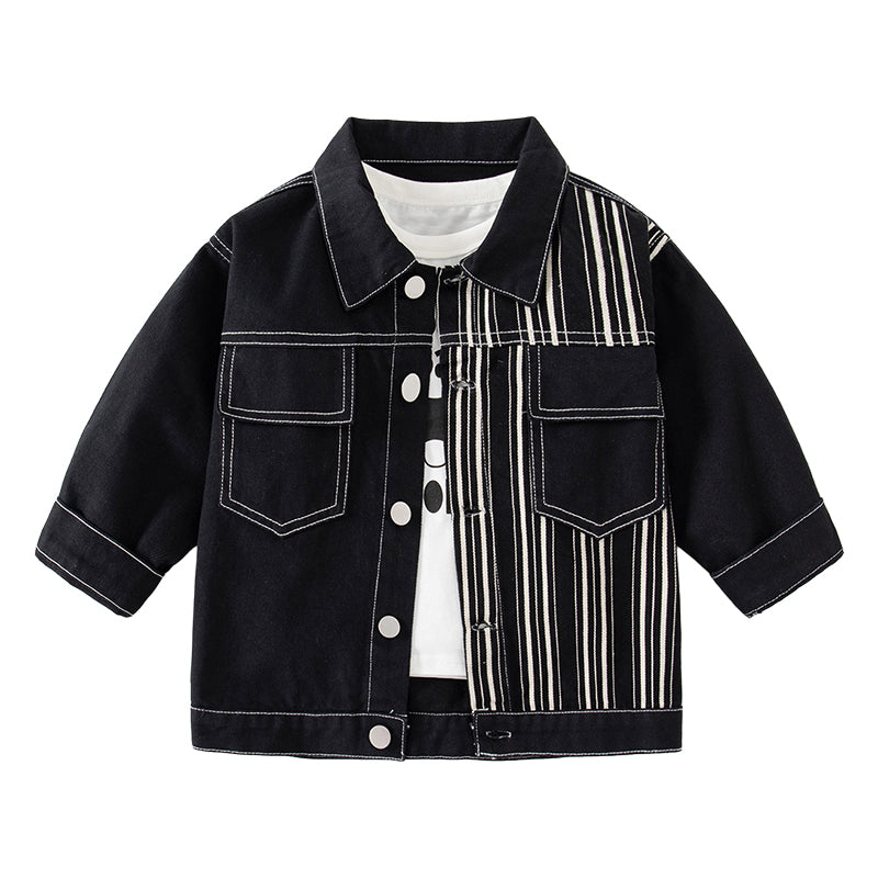 Baby Kid Boys Striped Jackets Outwears Wholesale 221209387