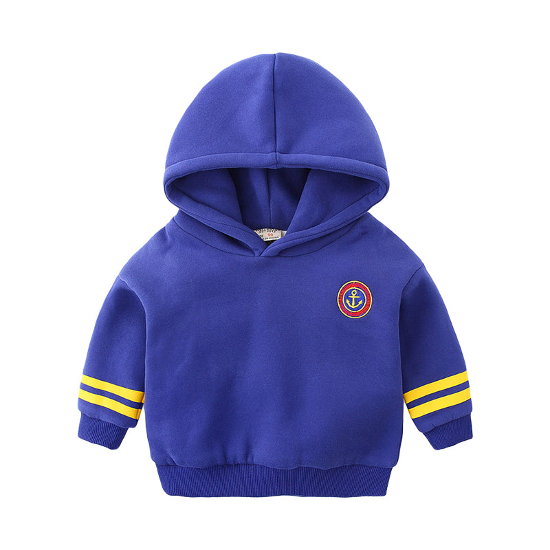 Baby Kid Boys Striped Embroidered Hoodies Swearshirts Wholesale 221209428
