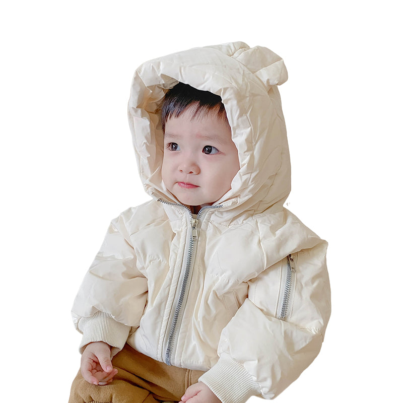 Baby Kid Unisex Solid Color Jackets Outwears Wholesale 221209446