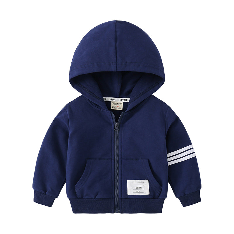Baby Kid Boys Striped Jackets Outwears Wholesale 221209494