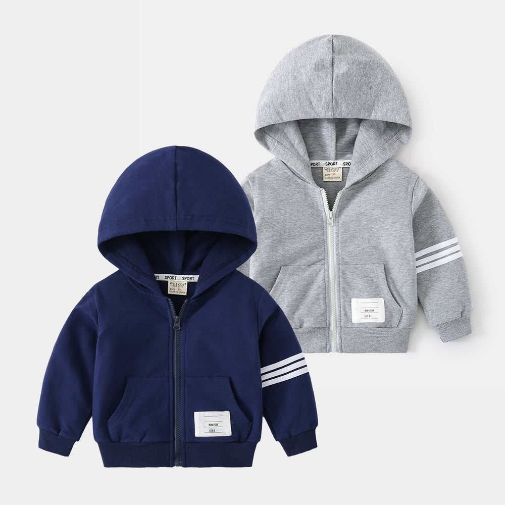 Baby Kid Boys Striped Jackets Outwears Wholesale 221209494