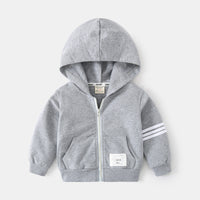 Load image into Gallery viewer, Baby Kid Boys Striped Jackets Outwears Wholesale 221209494
