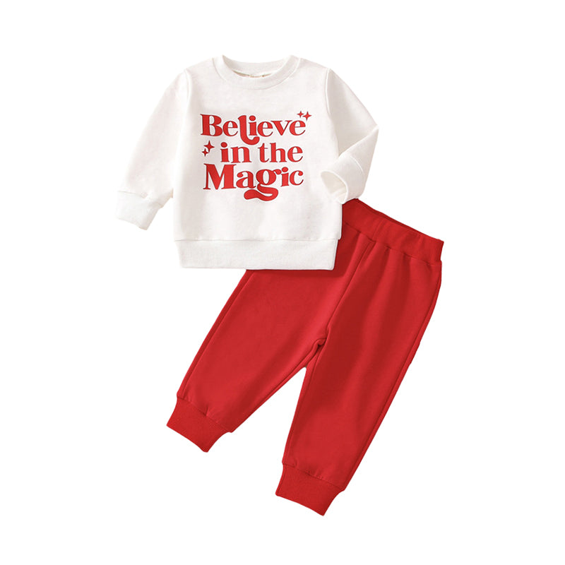 2 Pieces Set Baby Kid Girls Letters Hoodies Swearshirts And Solid Color Pants Wholesale 221209538
