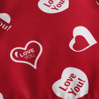 Load image into Gallery viewer, 2 Pieces Set Baby Kid Unisex Valentine&#39;s Day Letters Love heart Hoodies Swearshirts And Pants Wholesale 221209567
