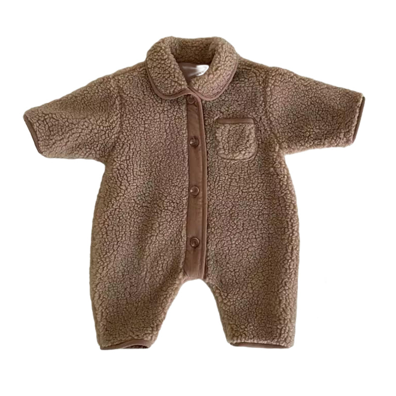 Baby Unisex Solid Color Jumpsuits Wholesale 221209577