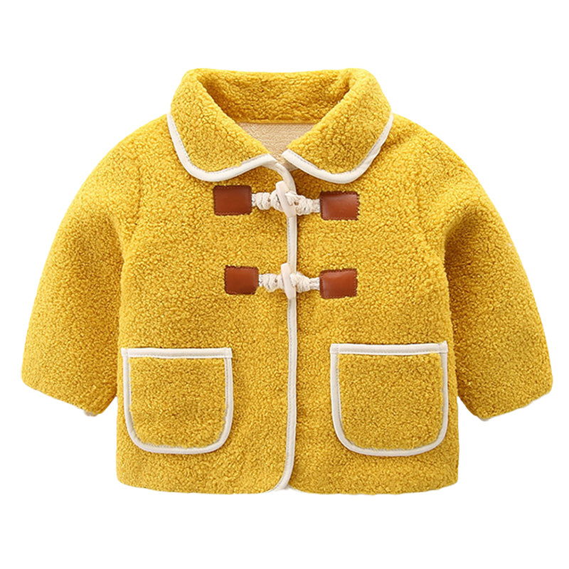 Baby Kid Unisex Solid Color Jackets Outwears Wholesale 221209580