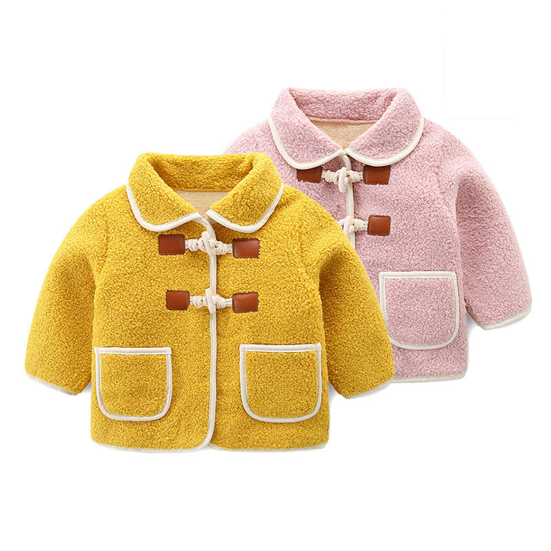 Baby Kid Unisex Solid Color Jackets Outwears Wholesale 221209580