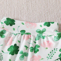 Load image into Gallery viewer, 2 Pieces Set Baby Girls Letters Print Rompers And Plant Shorts Wholesale 221209648
