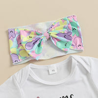 Load image into Gallery viewer, 2 Pieces Set Baby Girls Letters Print Rompers And Cartoon Shorts Wholesale 221209649
