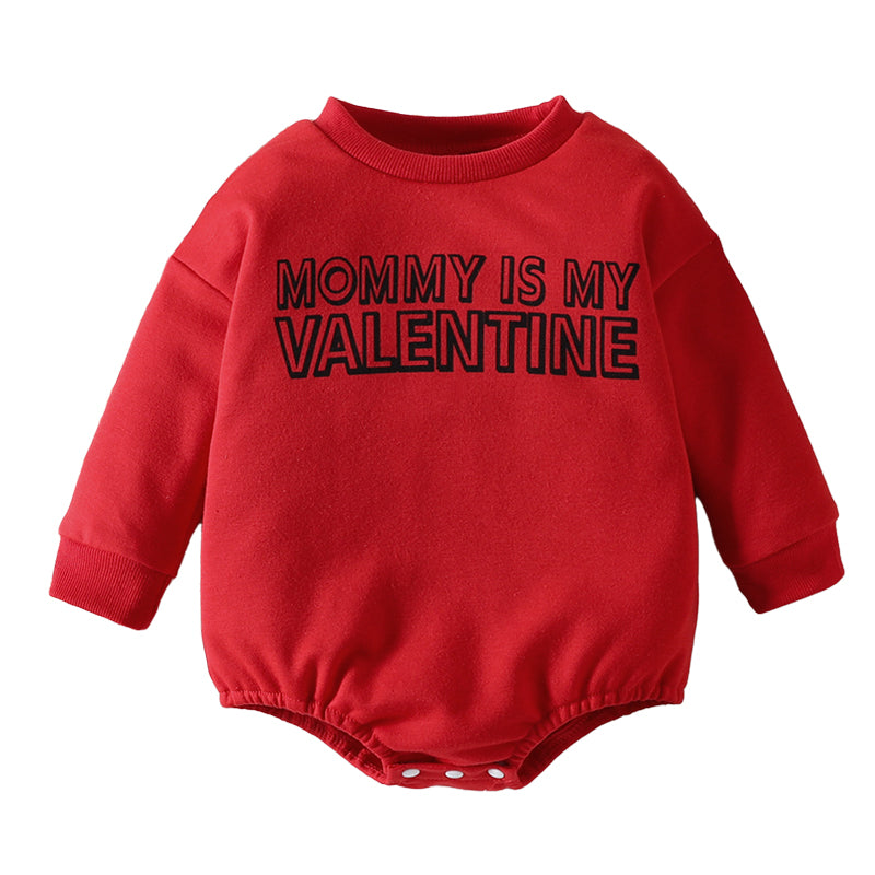 Baby Girls Letters Valentine's Day Rompers Wholesale 221209672