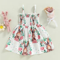 Load image into Gallery viewer, Baby Kid Girls Flower Cartoon Print Dresses Wholesale 221209688
