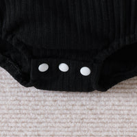 Load image into Gallery viewer, 2 Pieces Set Baby Girls Solid Color Print Rompers And Flower Pants Wholesale 221209708
