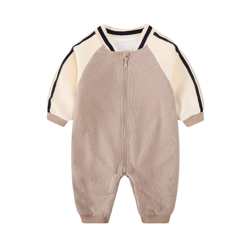 Baby Unisex Striped Letters Jumpsuits Wholesale 221214108