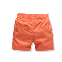 Load image into Gallery viewer, 2 Pieces Set Baby Kid Boys Birthday Solid Color Bow Shirts And Rompers Wholesale 221214117
