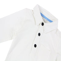 Load image into Gallery viewer, 3 Pieces Set Baby Boys Solid Color Rompers Cartoon Embroidered Jumpsuits And Hats Wholesale 22121412
