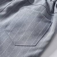 Load image into Gallery viewer, 3 Pieces Set Baby Kid Boys Birthday Solid Color Bow Shirts And Striped Vests Waistcoats And Pants Wholesale 221214121
