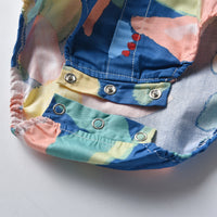 Load image into Gallery viewer, 2 Pieces Set Baby Boys Print Rompers And Solid Color Rompers Wholesale 221214125
