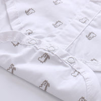 Load image into Gallery viewer, 2 Pieces Set Baby Boys Birthday Party Cartoon Print Rompers And Solid Color Rompers Wholesale 22121413
