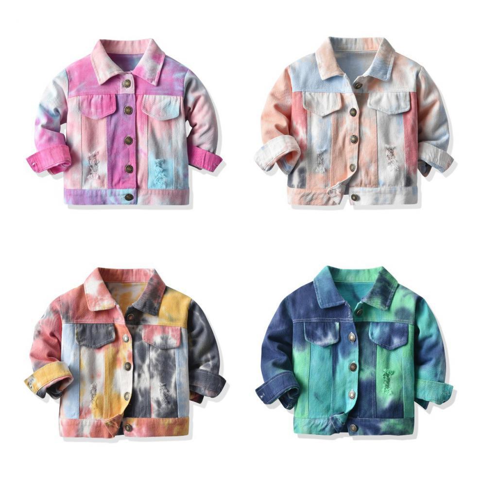 Baby Kid Unisex Tie Dye Jackets Outwears Wholesale 221214135