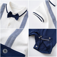 Load image into Gallery viewer, Baby Boys Bow Jumpsuits Wholesale 21214139
