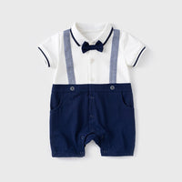 Load image into Gallery viewer, Baby Boys Bow Jumpsuits Wholesale 21214139
