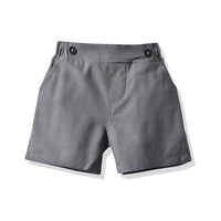 Load image into Gallery viewer, 2 Pieces Set Baby Kid Boys Birthday Solid Color Bow Shirts And Rompers Wholesale 221214141
