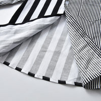 Load image into Gallery viewer, 2 Pieces Set Baby Kid Boys Birthday Striped Bow Shirts And Solid Color Jumpsuits Wholesale 221214142
