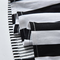 Load image into Gallery viewer, 2 Pieces Set Baby Kid Boys Birthday Striped Bow Shirts And Solid Color Jumpsuits Wholesale 221214142
