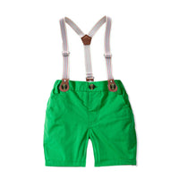 Load image into Gallery viewer, 2 Pieces Set Baby Boys Dinosaur Bow Rompers And Solid Color Jumpsuits Wholesale 221214149
