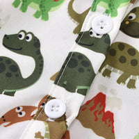 Load image into Gallery viewer, 2 Pieces Set Baby Boys Dinosaur Bow Rompers And Solid Color Jumpsuits Wholesale 221214149
