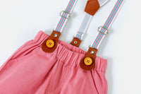 Load image into Gallery viewer, 2 Pieces Set Baby Boys Bow Rompers And Solid Color Rompers Wholesale 22121415
