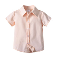 Load image into Gallery viewer, Baby Kid Boys Solid Color Shirts Wholesale 221214159
