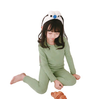 Load image into Gallery viewer, 2 Pieces Set Baby Kid Unisex Solid Color Tops And Pants Wholesale 569913451
