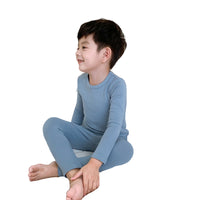 Load image into Gallery viewer, 2 Pieces Set Baby Kid Unisex Solid Color Tops And Pants Wholesale 148313450
