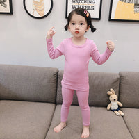 Load image into Gallery viewer, 2 Pieces Set Baby Kid Unisex Solid Color Tops And Pants Wholesale 221214166
