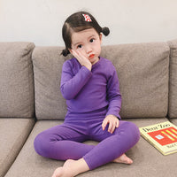 Load image into Gallery viewer, 2 Pieces Set Baby Kid Unisex Solid Color Tops And Pants Wholesale 221214166
